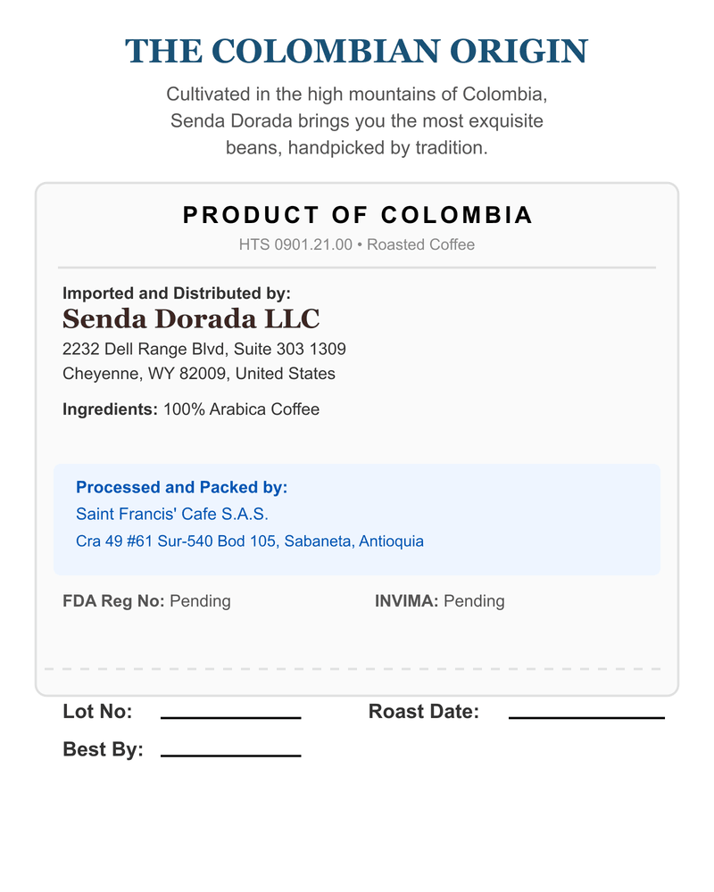 Blend Oporapa back label